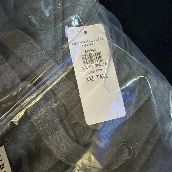 L.L. Bean Gray Zip Up Sweatshirt - Picture 3 of 3